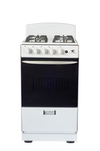Magnificent Chef 20" Freestanding Gas Range, 2.4 Cu Ft Space Saver Oven, White | 1 Ultra-Fast & 3 Fast Burners, Cast Iron Grates, LP/NG Ready MGR20DNM54BDIB | Delivery Included & 2-Year Warranty