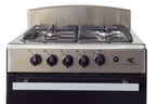 Magnificent Chef 24" Freestanding Gas Range, 3.0 Cu Ft Space Saver Oven, Stainless Steel | 1 Ultra-Fast & 3 Fast Burners, Cast Iron Grates, MGR24DNM54TDIB | Delivery Included & 2-Year Warranty