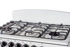 Magnificent Chef 30" Freestanding Gas Range, 4.0 Cu Ft Space Saver Oven, White | 3 Ultra-Fast & 3 Fast Burners, Cast Iron Grates, LP/NG Ready MGR30DNM56WDIB | Delivery Included & 2-Year Warranty