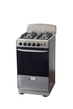 Magnificent Chef 20" Freestanding Gas Range, 2.4 Cu Ft Space Saver Oven, Stainless Steel | 1 Ultra-Fast & 3 Fast Burners, Cast Iron Grates, MGR20DNM54TDIB | Delivery Included & 2-Year Warranty