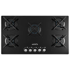 30" Gas Cooktop with Italian SABAF Sealed Burners, 1 Ultra-Fast and 4 Fast – Tempered Glass