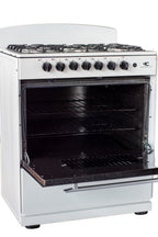 Magnificent Chef 30" Freestanding Gas Range, 4.0 Cu Ft Space Saver Oven, White | 3 Ultra-Fast & 3 Fast Burners, Cast Iron Grates, LP/NG Ready MGR30DNM56WDIB | Delivery Included & 2-Year Warranty