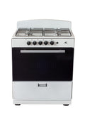 Magnificent Chef 30" Freestanding Gas Range, 4.0 Cu Ft Space Saver Oven, White | 2 Ultra-Fast & 2 Fast Burners, Cast Iron Grates, LP/NG Ready MGR30DNM54BDB | Delivery Included & 2-Year Warranty