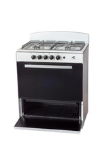 Magnificent Chef 30" Freestanding Gas Range, 4.0 Cu Ft Space Saver Oven, White | 2 Ultra-Fast & 2 Fast Burners, Cast Iron Grates, LP/NG Ready MGR30DNM54BDB | Delivery Included & 2-Year Warranty