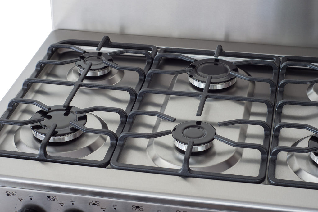 Magnificent Chef 30" Gas Range, 4.0 Cu Ft Space Saver Oven, Stainless Steel | 3 Ultra-Fast & 3 Fast Burners, Cast Iron Grates, LP/NG Ready MGR30DNM56TDIB | Delivery Included & 2-Year Warranty