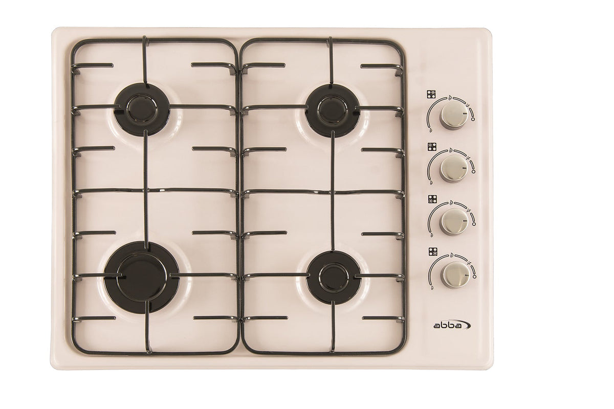 Master Chef - 24" Colors Gas Cooktops with Italian SABAF Sealed Burners, 1 Ultra-Fast and 3 Fast, Automatic Ignition – Easy to Clean Enameled Steel, Iron Grates and Cool Knobs UL Certified Stovetop