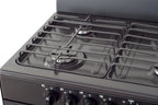 Magnificent Chef 30" Freestanding Gas Range, 4.0 Cu Ft Space Saver Oven, Black | 2 Ultra-Fast & 2 Fast Burners, Cast Iron Grates, LP/NG Ready MGR30DNM54BDB | Delivery Included & 2-Year Warranty