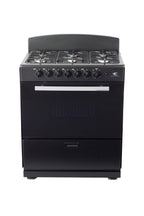 Magnificent Chef 30" Freestanding Gas Range, 4.0 Cu Ft Space Saver Oven, Black | 3 Ultra-Fast & 3 Fast Burners, Cast Iron Grates, LP/NG Ready MGR30DNM56BDIB | Delivery Included & 2-Year Warranty