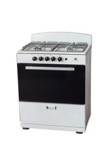 Magnificent Chef 30" Freestanding Gas Range, 4.0 Cu Ft Space Saver Oven, White | 2 Ultra-Fast & 2 Fast Burners, Cast Iron Grates, LP/NG Ready MGR30DNM54BDB | Delivery Included & 2-Year Warranty