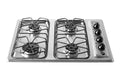24" Gas Cooktop with Italian SABAF Sealed Burners, 1 Ultra-Fast and 3 Fast – Stainless Steel