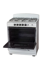 Magnificent Chef 30" Freestanding Gas Range, 4.0 Cu Ft Space Saver Oven, White | 2 Ultra-Fast & 2 Fast Burners, Cast Iron Grates, LP/NG Ready MGR30DNM54BDB | Delivery Included & 2-Year Warranty