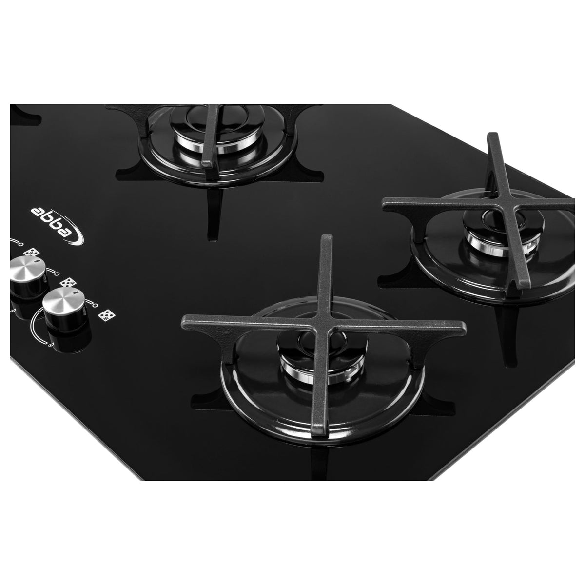 30" Gas Cooktop with Italian SABAF Sealed Burners, 1 Ultra-Fast and 4 Fast – Tempered Glass