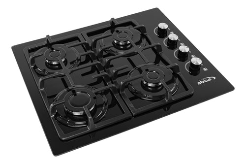 24" Gas Cooktop with Italian SABAF Sealed Burners, 1 Ultra-Fast and 3 Fast – Tempered Glass
