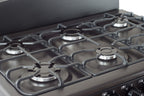 Magnificent Chef 30" Freestanding Gas Range, 4.0 Cu Ft Space Saver Oven, Black | 3 Ultra-Fast & 3 Fast Burners, Cast Iron Grates, LP/NG Ready MGR30DNM56BDIB | Delivery Included & 2-Year Warranty