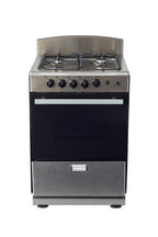 Magnificent Chef 24" Freestanding Gas Range, 3.0 Cu Ft Space Saver Oven, Stainless Steel | 1 Ultra-Fast & 3 Fast Burners, Cast Iron Grates, MGR24DNM54TDIB | Delivery Included & 2-Year Warranty
