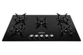 36" Gas Cooktop with Italian SABAF Sealed Burners, 1 Ultra-Fast and 4 Fast – Tempered Glass